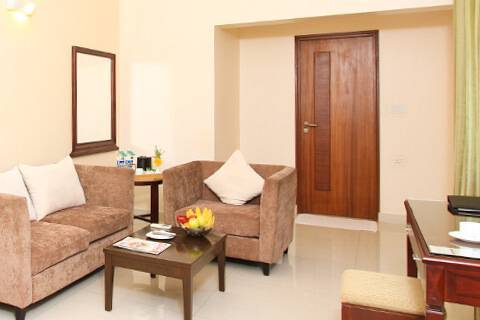 Interconnect room with furniture at Silent Shore, Mysore - The best spa resort in Mysore - Mysore resorts